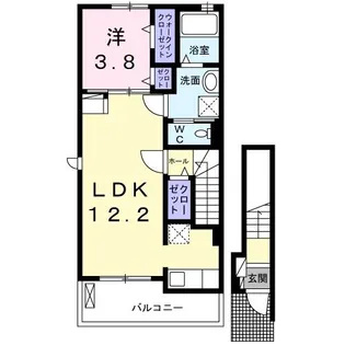 ルピナス【2階】の間取り