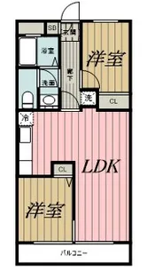 フェリス黒砂【6階】の間取り