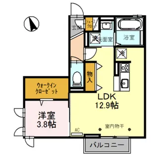Amante【1階】の間取り