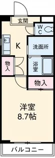 ボヌール本陣【5階】の間取り