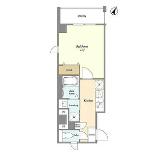 alivio HORIUCHI【1階】の間取り