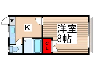 リフュ-ジオ本中山【3階】の間取り