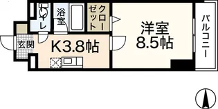 ミーニュ・カーザ【6階】の間取り