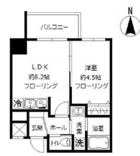 プランドール【5階】の間取り