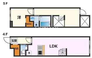 LeGioie太閤通駅2(レジョイエ)の間取り