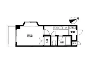 八木ビル【4階】の間取り