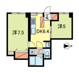 高円寺サンハイツ【1階】の間取り