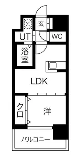 W.O.B.KYOBASHI【3階】の間取り