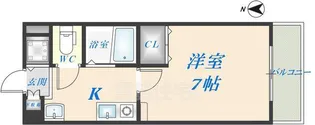 サンアーク深江橋【3階】の間取り