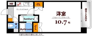 コスタ宇品【9階】の間取り