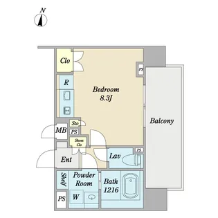 プライマル西大島小名木川【3階】の間取り