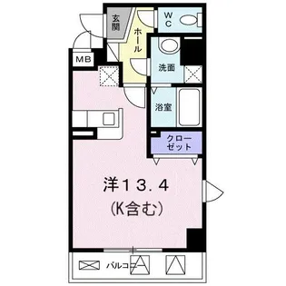 グランディオース【3階】の間取り