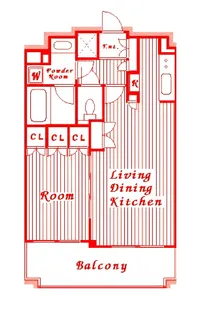 スペーシア川崎III【9階】の間取り
