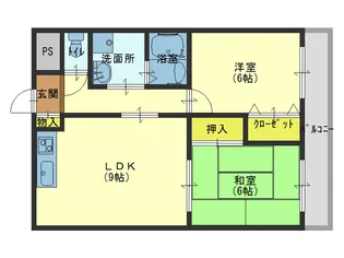 サングレイス光陽【5階】の間取り