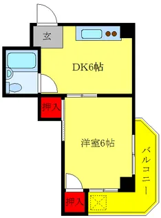 ウッドハウス並木【1階】の間取り