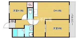 コープシティ公園南【3階】の間取り