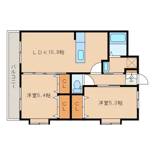 The Apartment HiKaRiの間取り
