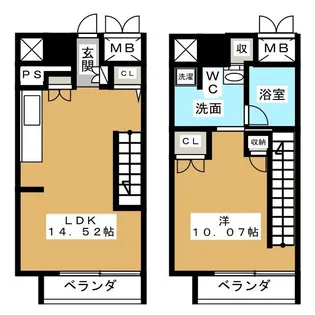 N.S.ZEAL泉の間取り