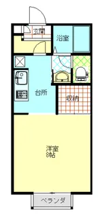 ル・グランR【1階】の間取り