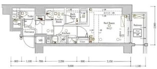 AXAS中野新江古田【2階】の間取り