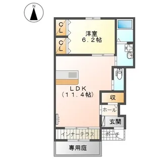 Univalyドリーム武雄【1階】の間取り