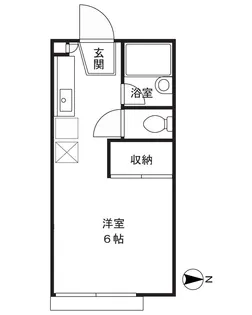 ハウス宮崎台【1階】の間取り