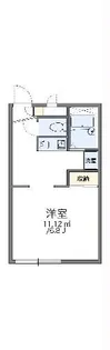 レオパレスHATAKENAKA【1階】の間取り