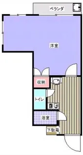 第2島村マンション【2階】の間取り
