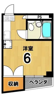 アメニティ聖護院【1階】の間取り