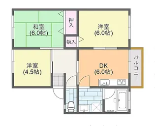 グリーンハウス C【2階】の間取り