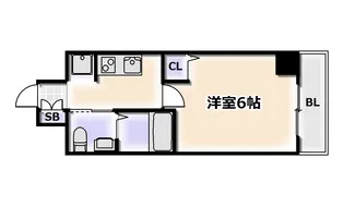 グランパシフィック聖天坂【2階】の間取り