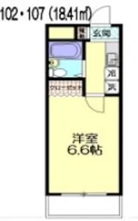 グリーンハイム北島【1階】の間取り