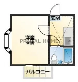 ニューベル白楽【2階】の間取り