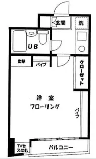 ニコーハイム北千住【2階】の間取り