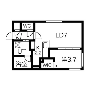 マイン白石【3階】の間取り