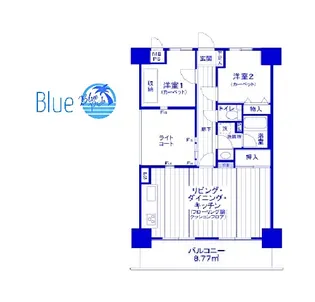 ライオンズマンション十日市場第2【3階】の間取り