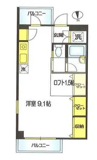 Villa Luce【3階】の間取り