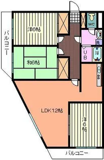 FKパストラルハイツ【2階】の間取り