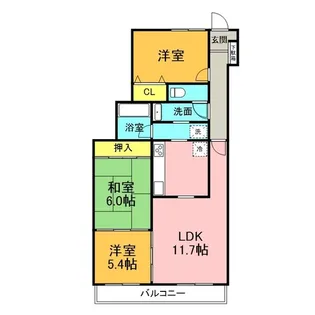 サンコート有松【2階】の間取り