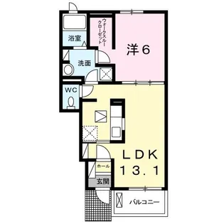 アレス【1階】の間取り