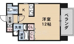 Sepia新豊中【7階】の間取り