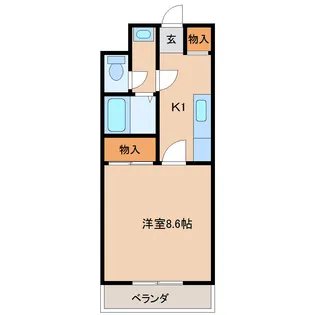 シンフォニー【1階】の間取り