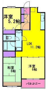 アンディべール【2階】の間取り