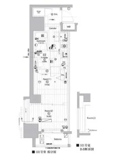 PREMIUM CUBE 亀戸【1階】の間取り