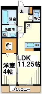 Kヴィラージュ【3階】の間取り