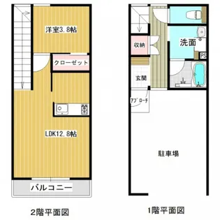 ガレリア86【1階】の間取り