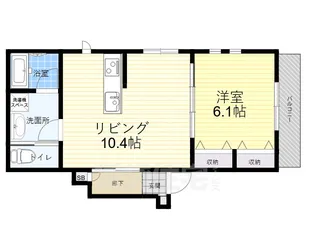 ディア白鷺【2階】の間取り
