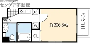エスリード京橋III番館.【2階】の間取り