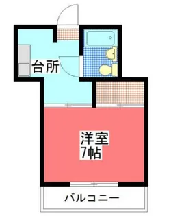 メゾン橋本【1階】の間取り