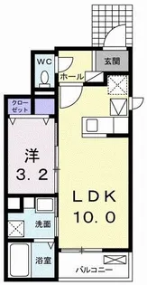 シャルドンA【1階】の間取り
